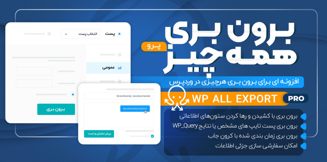 افزونه WP All Export Pro، افزونه برون‌ بری حرفه‌ای