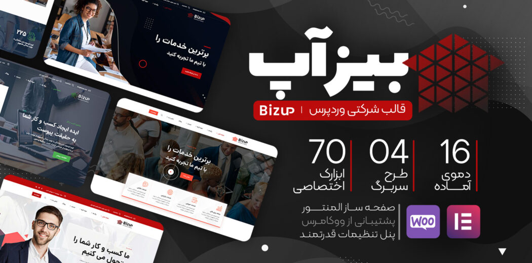 قالب بیز آپ، قالب شرکتی Bizup