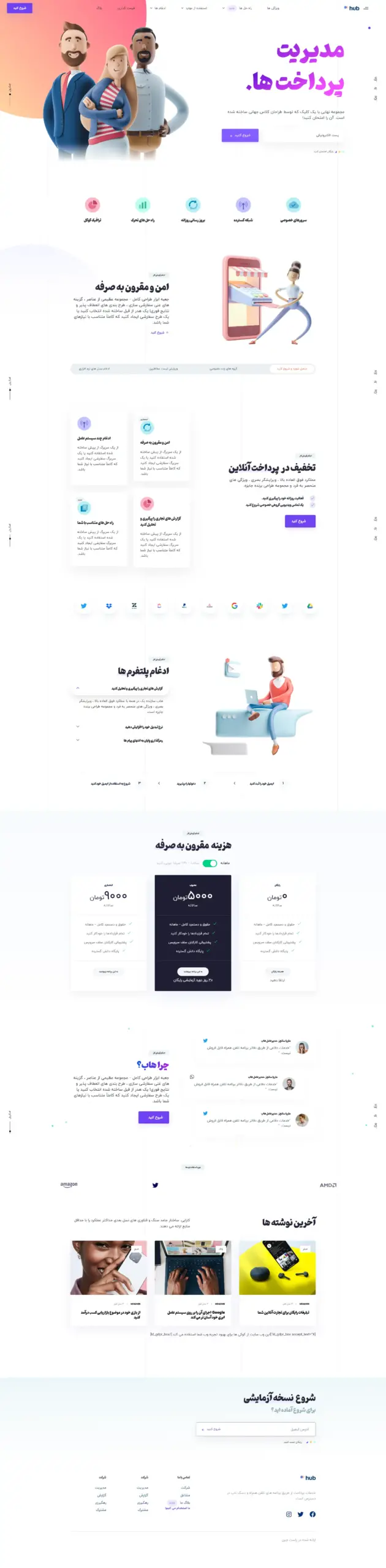 قالب مارکتینگ و شرکتی
