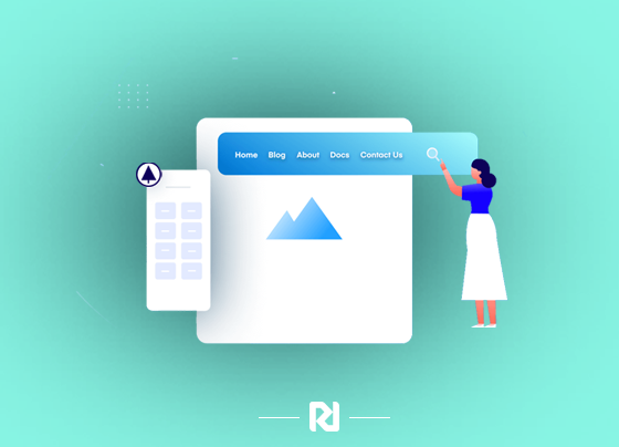 طراحی هدر در قالب وودمارت