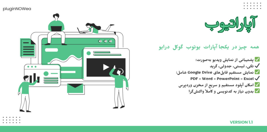 آپاراتیوب، افزونه نمایش ویدیو در وردپرس