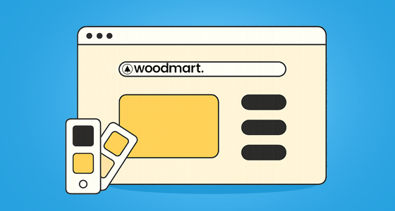 تغییر رنگ قالب وودمارت (آموزش تغییر استایل وودمارت)