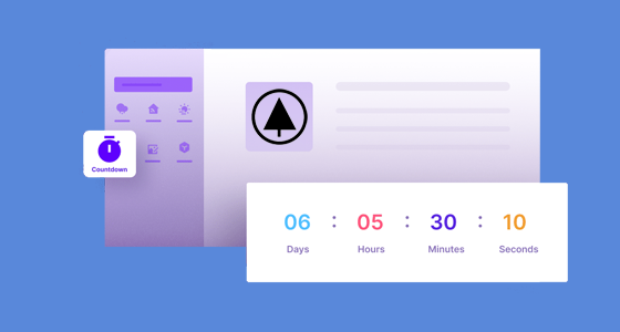 فعال سازی شمارشگر معکوس در قالب وودمارت
