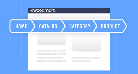 تنظیمات بردکرامب در قالب وودمارت