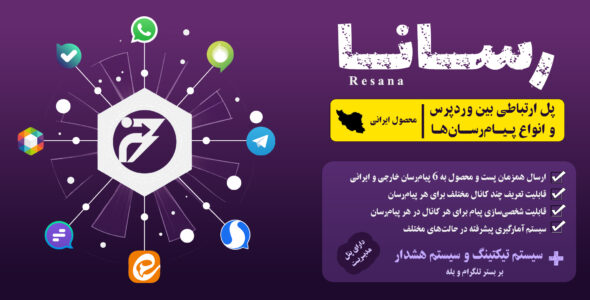رسانا، افزونه ارسال پست به شبکه‌های اجتماعی