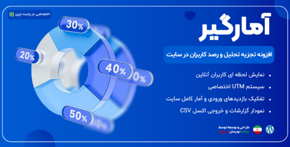 آمارگیر | افزونه آمار و تحلیل رفتار کاربران وردپرس