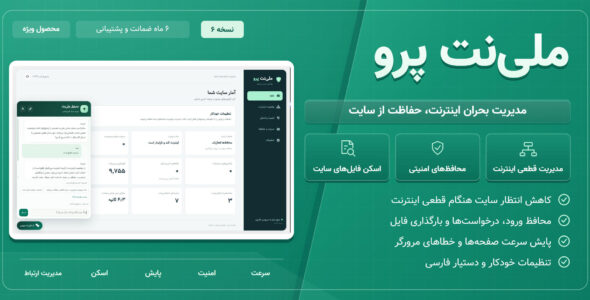 ملی‌نت پرو، افزونه بهینه ساز سایت با اینترنت ملی